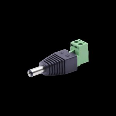 DC tápcsatlakozó dugó; 2.1/5.5/11 mm; apa