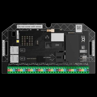 Hub 2 Hybrid vezeték nélküli riasztóközpont; 4G/3G/2G; Ethernet, WiFi; burkolat nélkül